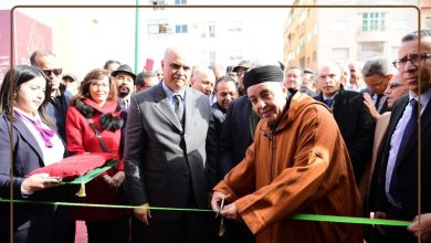 صورة إفتتاح المعرض الدولي للخشب في دورته الخامسة في فاس- مكناس بالمغرب
